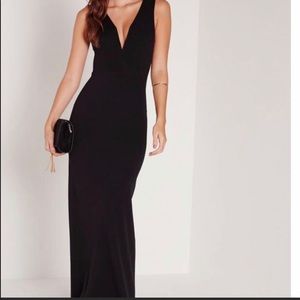 Missguided black dress.